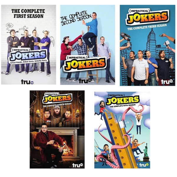 Impractical Jokers: The Complete Series Seasons 1-5 DVD NEW 1 2 3 4 5